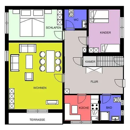 Fuer Grosse Familie Weisses Haus Eg Apartman